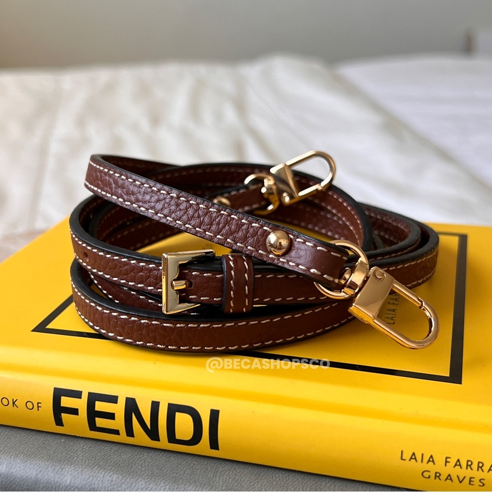 Crossbody Bag Accessories Genuine Leather Strap Hang Buckle For Longchamp - Picture 7 of 8